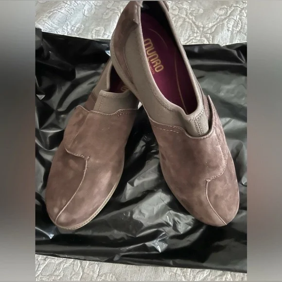 Munro Brown Suede Women’s Shoes size 10 - Picture 2 of 7
